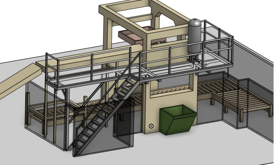 Modélisation CAO d’une plateforme industrielle