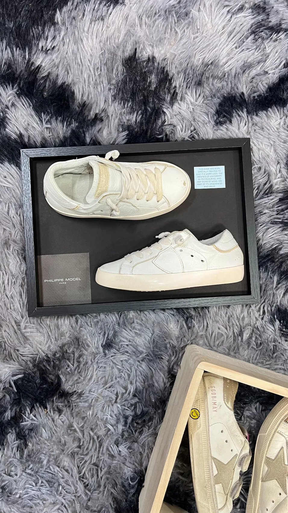 Cadre personnalisé avec chaussures